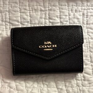 Coach Black Micro Wallet